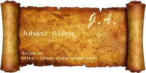 Juhász Aléna névjegykártya